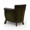 Remington Olive Leather Chair
